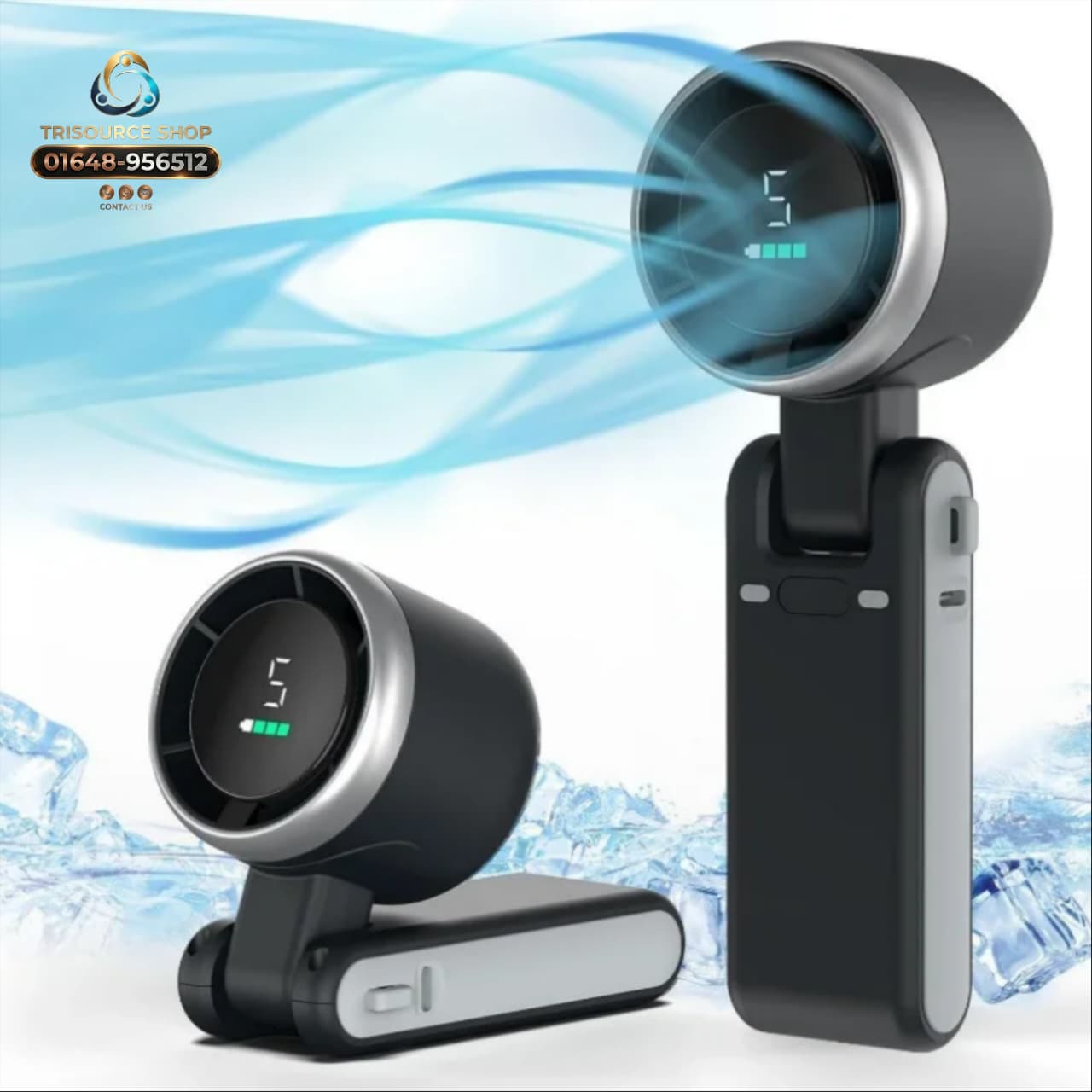 Portable Handheld 5-Speed Turbo Fan