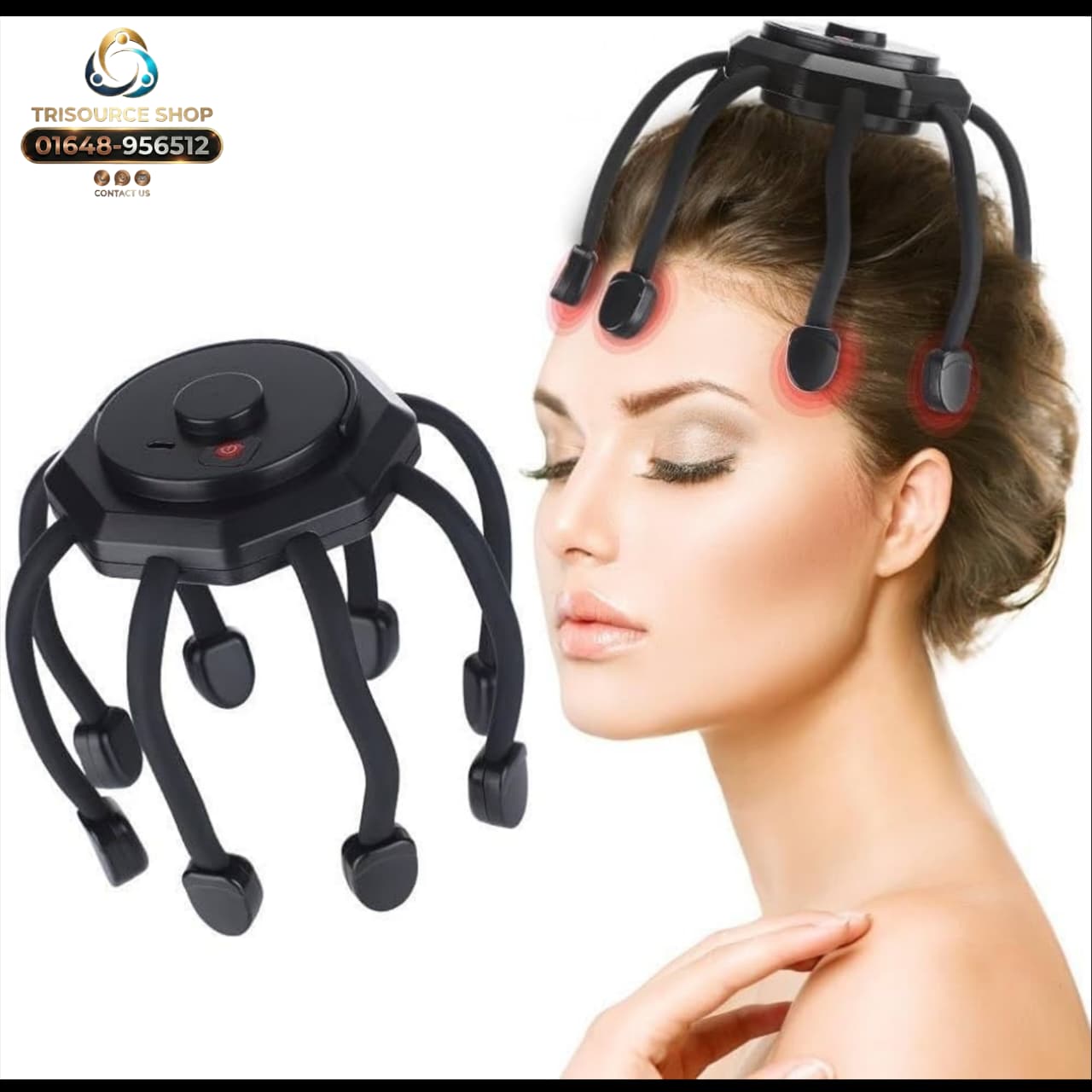 USB Rechargeable Intelligent Head Scalp Massager